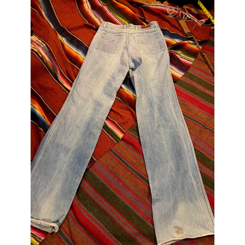 VTG  Neiman Marcus Heavy Duty Red River Jeans Triple Stitch, Light Denim SZ 34